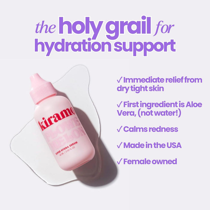 Flowermelon - Suero hidratante y ligero hidratante diario para reducir la sequedad 60ML - Quierox - Tienda Online