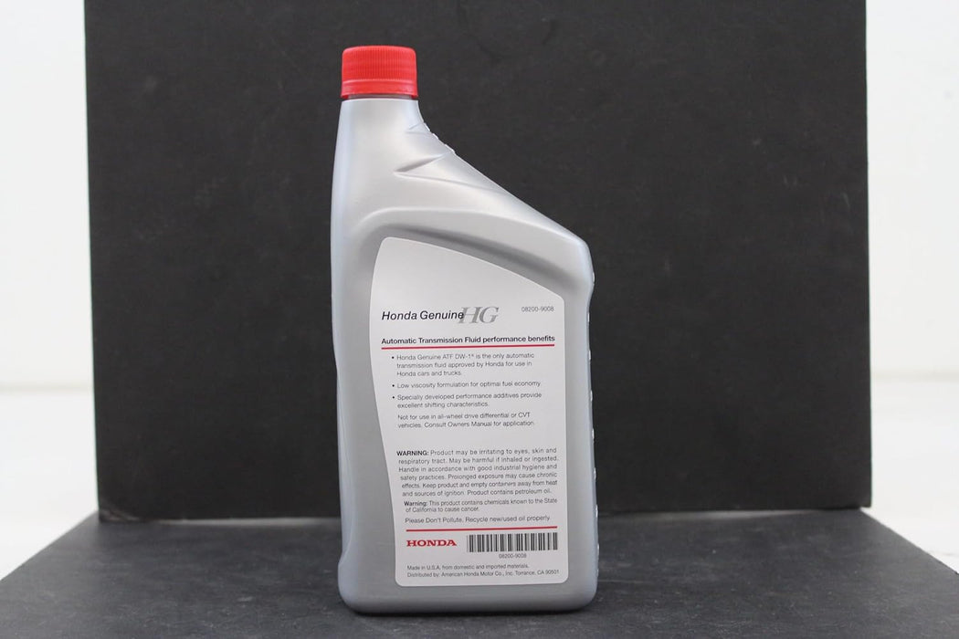 Fluído de transmisión automática Genuine Honda Fluid 08200 - 9008 ATF - DW1 –1 Cuarto - Quierox - Tienda Online
