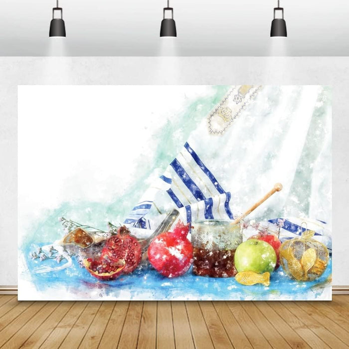 Fondo De La Foto Feliz Año De Parte De La Miel De Granada Parte del Cartel - Quierox - Tienda Online