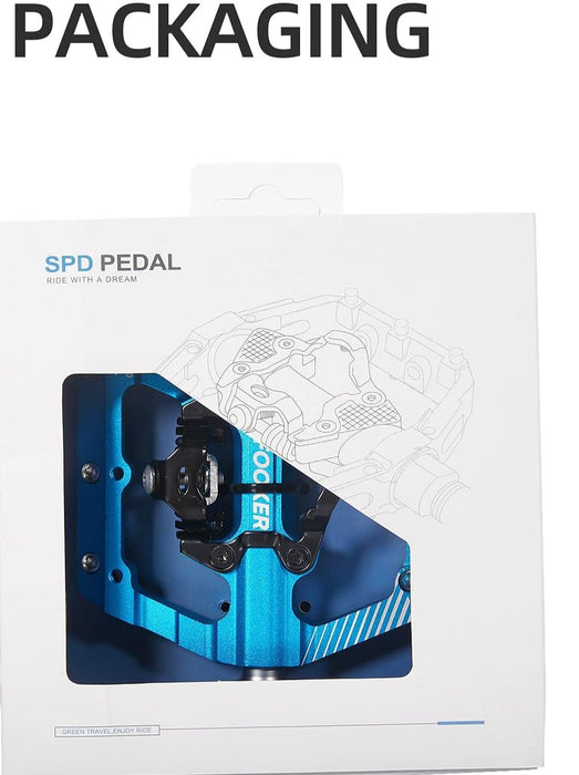 FOOKER Pedales de bicicleta de montaña MTB plataforma 9/16 - Quierox - Tienda Online