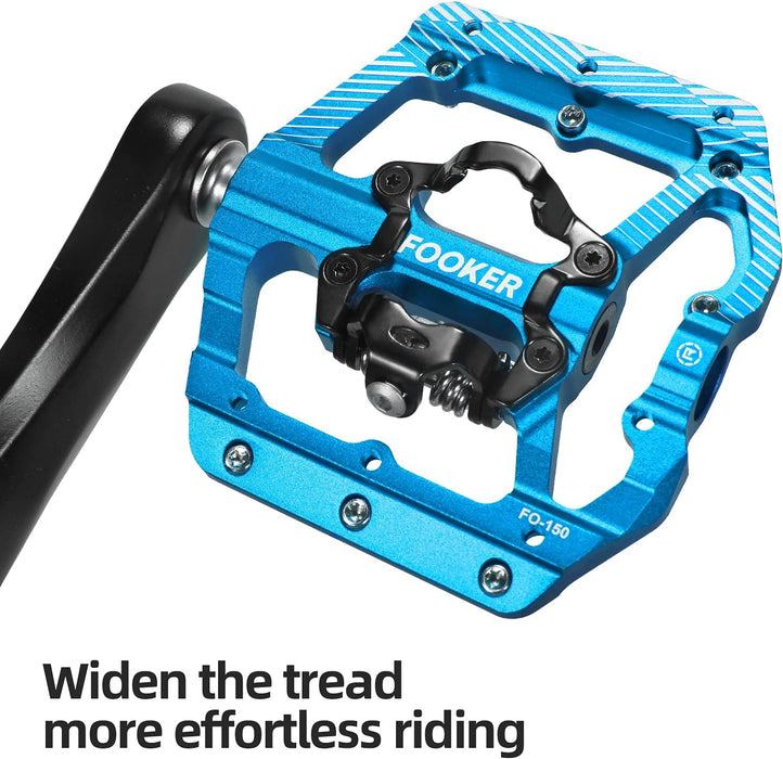 FOOKER Pedales de bicicleta de montaña MTB plataforma 9/16 - Quierox - Tienda Online