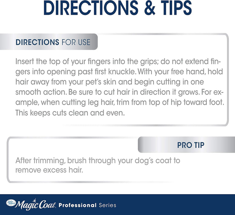 Four Paws Magic Coat Professional tijeras de aseo para perros y gatos - Quierox - Tienda Online
