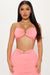 Frashion Nova - Conjunto de falda Eyes This Way - Fucsia neón - Quierox - Tienda Online
