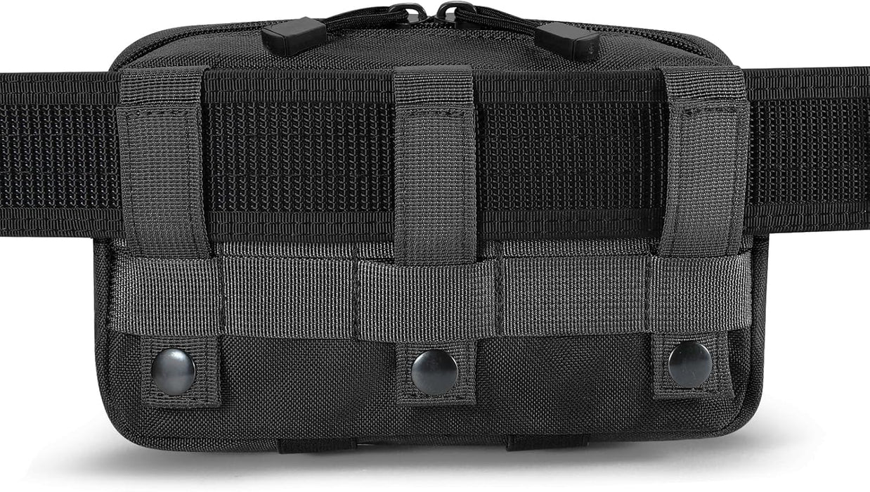 FRTKK Bolsa táctica Molle para herramientas EDC cortada con láser con compartimentos modulares horizontales - Quierox - Tienda Online