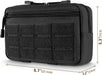 FRTKK Bolsa táctica Molle para herramientas EDC cortada con láser con compartimentos modulares horizontales - Quierox - Tienda Online