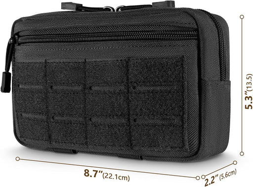 FRTKK Bolsa táctica Molle para herramientas EDC cortada con láser con compartimentos modulares horizontales - Quierox - Tienda Online