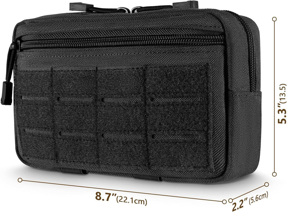 FRTKK Bolsa táctica Molle para herramientas EDC cortada con láser con compartimentos modulares horizontales - Quierox - Tienda Online