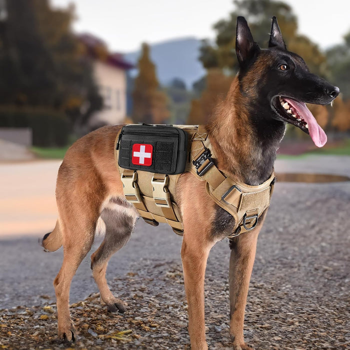 FRTKK Bolsa táctica Molle para herramientas EDC cortada con láser con compartimentos modulares horizontales - Quierox - Tienda Online