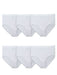 Fruit Of The Loom Braguitas de algodón para mujer, tallas grandes, paquete de 6 (6DBRW2P) - Quierox - Tienda Online