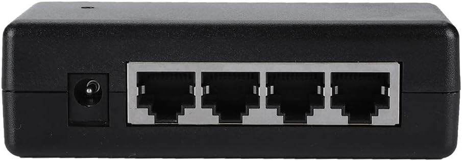 Fuente de alimentación PoE, ASHATA DC12V - 48V 4 puertos PoE - Quierox - Tienda Online