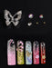 FULL BEAUTY 2 Cajas de Mini Decoraciones Florales para Uñas, Cuentas Metálicas - Quierox - Tienda Online