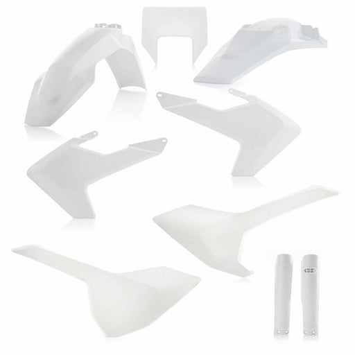 Full Kit plasticos Acerbis Husqvarna Te/Fe 2017/2019 BLANCO - Quierox - Tienda Online