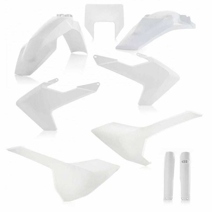 Full Kit plasticos Acerbis Husqvarna Te/Fe 2017/2019 BLANCO - Quierox - Tienda Online