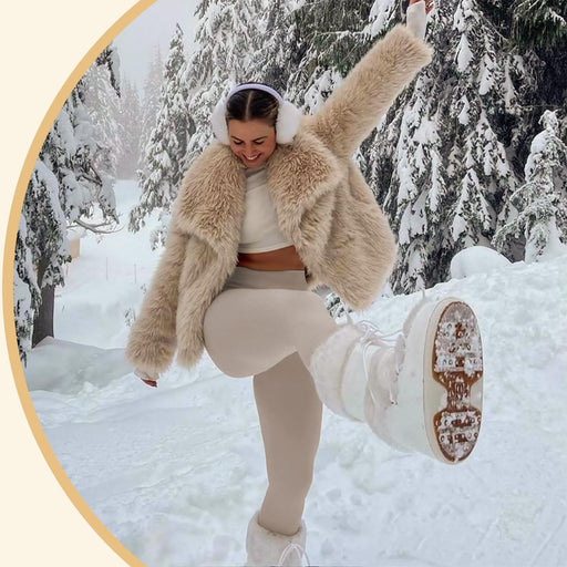 FULLSOFT - Leggings con forro polar para mujer de cintura alta, control de abdomen - Quierox - Tienda Online