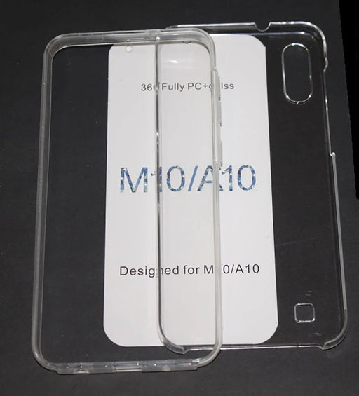 Funda 360° para SAMSUNG GALAXY A10 frontal + carcasa trasera transparente de protección - Quierox - Tienda Online