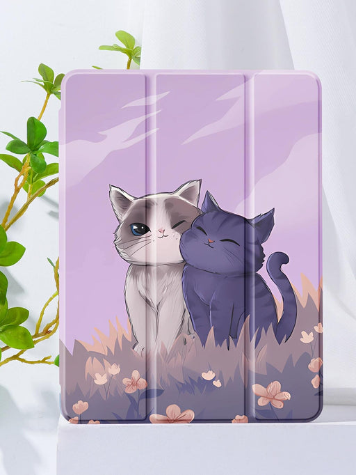 Funda anticaída de silicona con patrón de gato compatible con iPad Air 5th gen 20 22 - Quierox - Tienda Online