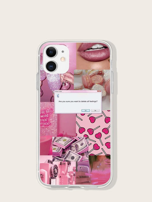 Funda compatible con iPhone collage estético - Quierox - Tienda Online