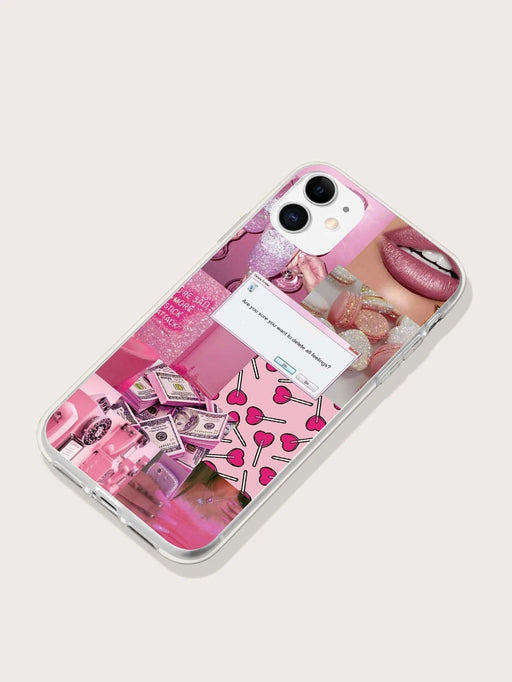 Funda compatible con iPhone collage estético - Quierox - Tienda Online