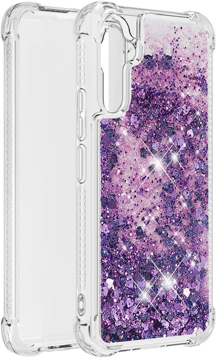 Funda compatible con Samsung A34 5G con purpurina - Quierox - Tienda Online