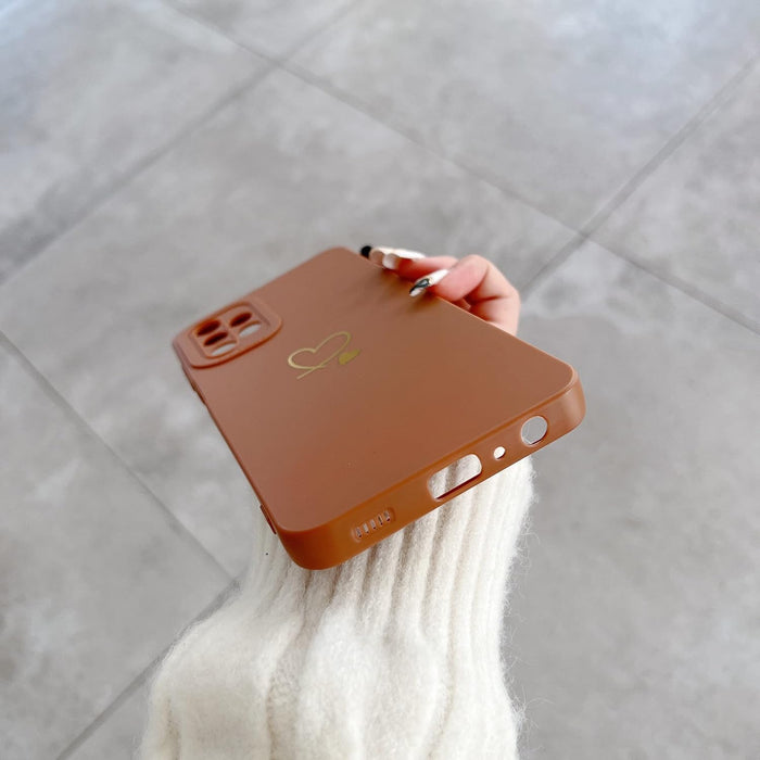 Funda compatible con Samsung Galaxy A13 4G de silicona, corazón. - Quierox - Tienda Online