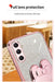 Funda con espejo de maquillaje con purpurina y diseño de conejo para Galaxy A35 5G - Quierox - Tienda Online