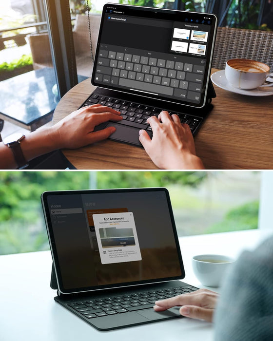 Funda con teclado magnético inalámbrico P129 para iPad Pro de 12,9 pulgadas - Quierox - Tienda Online