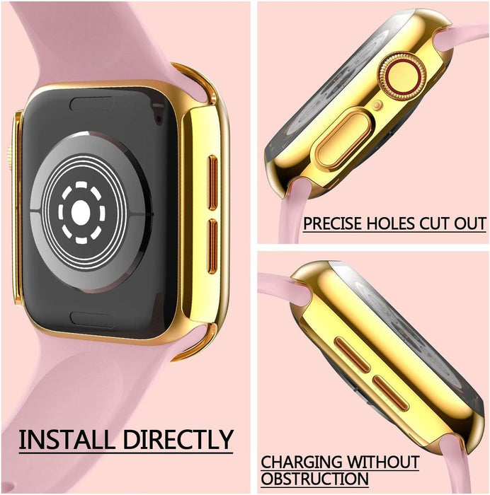 Funda de 1.73 pulgadas compatible con Apple Watch Series 6 5 4 SE de 1.73 pulgadas de 44mm - Quierox - Tienda Online
