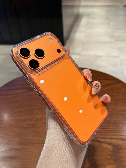 Funda de acrílico transparente negra simple compatible con iPhone 12 Pro - Quierox - Tienda Online