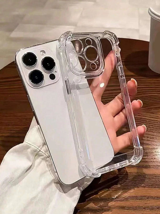 Funda de acrílico y TPU anticaídas, compatible con iPhone con estampado de brillo - Quierox - Tienda Online