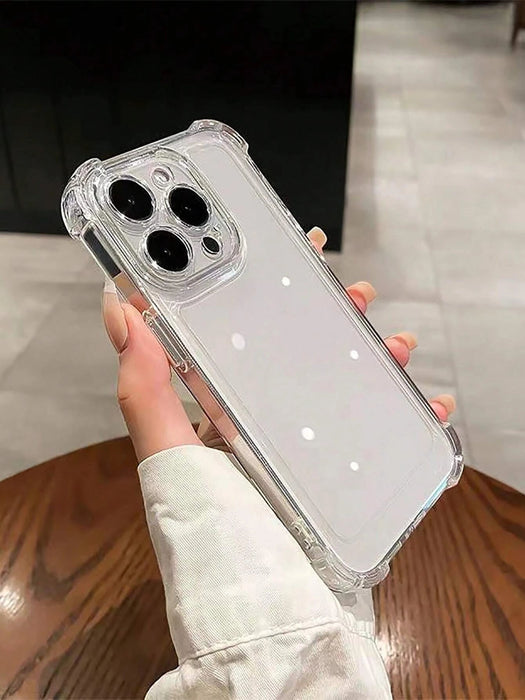 Funda de acrílico y TPU anticaídas, compatible con iPhone con estampado de brillo - Quierox - Tienda Online