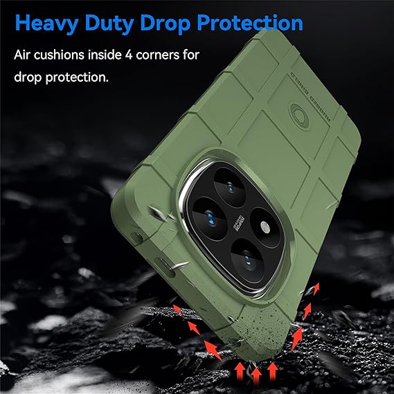 Funda de armadura para Xiaomi Redmi Note 14 Pro 5G, grado militar a prueba de golpes - Quierox - Tienda Online
