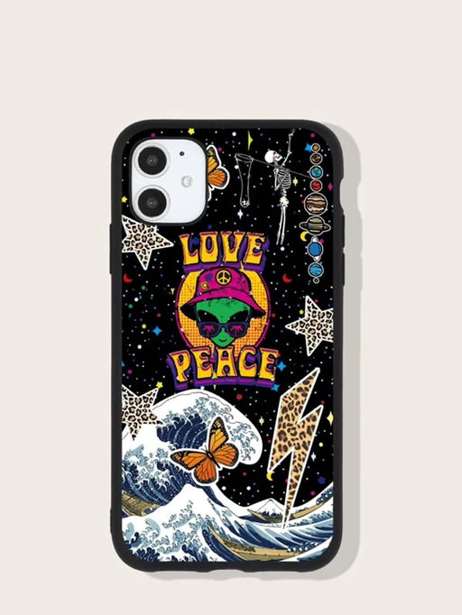 Funda De Celular Con Estampado De Extraterrestre Iphone X/XS - Quierox - Tienda Online