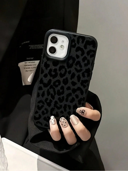 Funda de celular con estampado de leopardo para iPhone 13 Pro Max - Quierox - Tienda Online