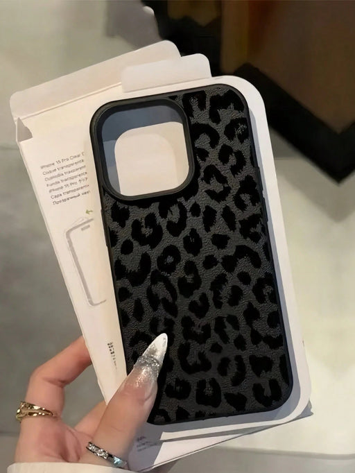 Funda de celular con estampado de leopardo para iPhone 13 Pro Max - Quierox - Tienda Online