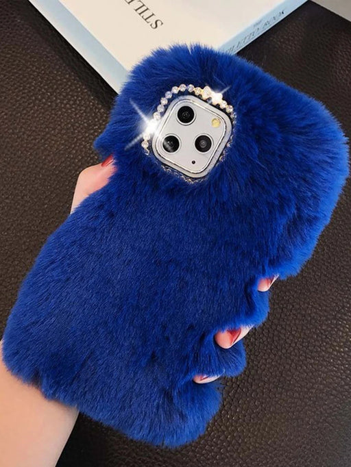 Funda de celular mullida con diamante de imitación - Quierox - Tienda Online