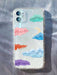 Funda de celular transparente con patrón de nube - Quierox - Tienda Online