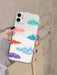 Funda de celular transparente con patrón de nube - Quierox - Tienda Online