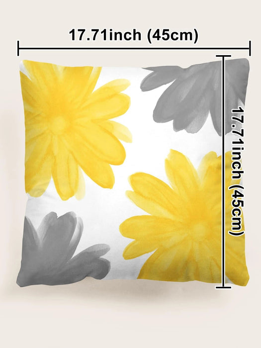 Funda de cojín con estampado de flores, funda de almohada moderna, para sofá - Quierox - Tienda Online