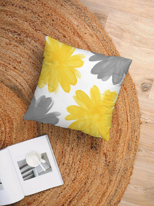 Funda de cojín con estampado de flores, funda de almohada moderna, para sofá - Quierox - Tienda Online