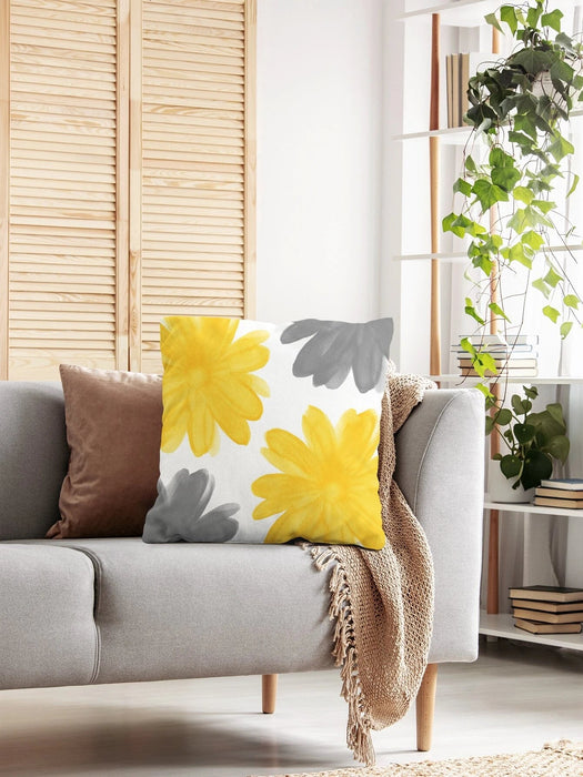 Funda de cojín con estampado de flores, funda de almohada moderna, para sofá - Quierox - Tienda Online