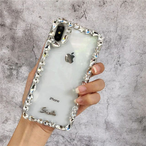 Funda de cristal con gemas de colores brillantes para iPhone 11 Pro Max - Quierox - Tienda Online