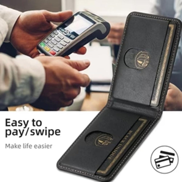 Funda de cuero para teléfono con tarjetero, con carga magnética inalámbrica iphone 14 Pro - Quierox - Tienda Online