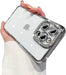 Funda de de teléfono con diamantes, transparente para iPhone 12 Pro Max - Quierox - Tienda Online