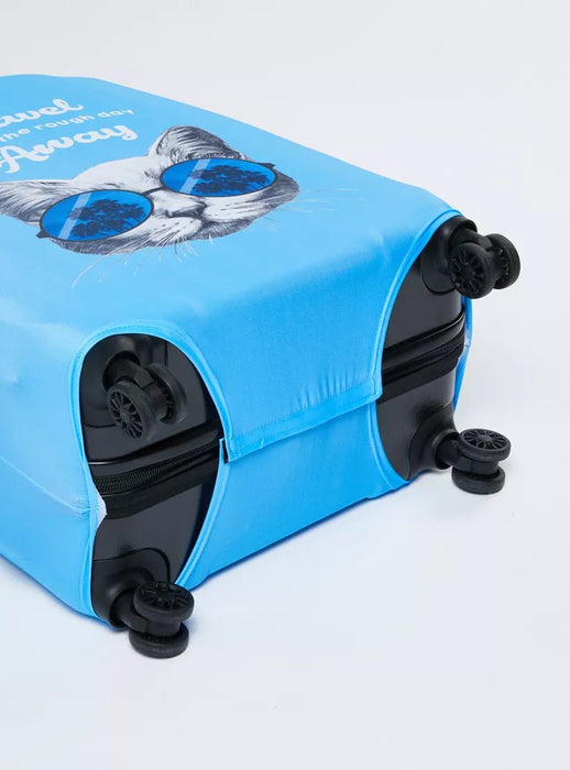 Funda de maleta estampada con cierre de velcro - Quierox - Tienda Online