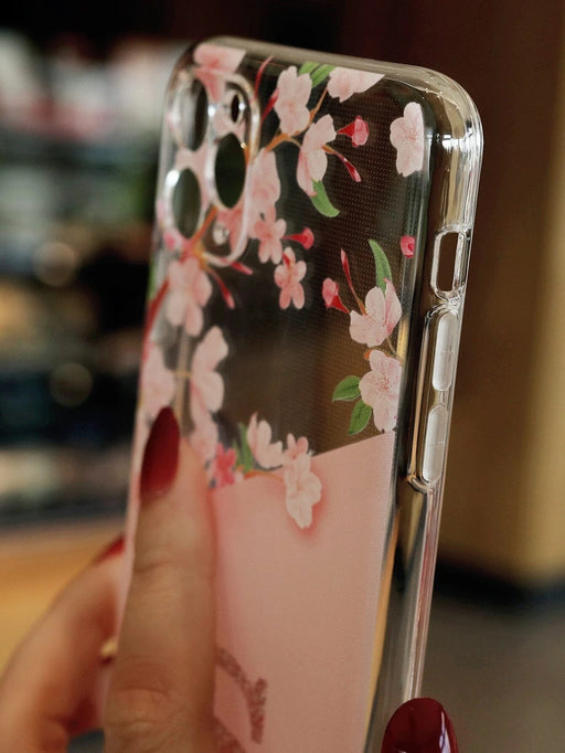 Funda de móvil transparente con estampado de letra - Quierox - Tienda Online