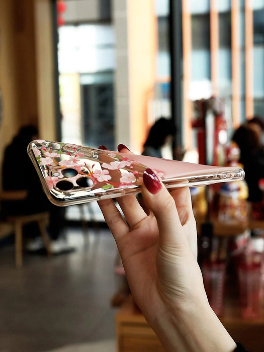 Funda de móvil transparente con estampado de letra - Quierox - Tienda Online