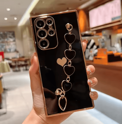 Funda de pulsera de silicona chapada para Samsung Galaxy S22 Ultra - Quierox - Tienda Online