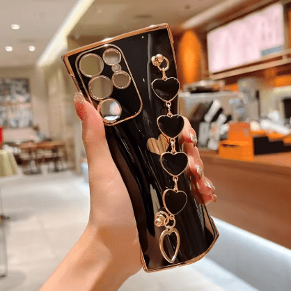 Funda de pulsera de silicona chapada para Samsung Galaxy S22 Ultra - Quierox - Tienda Online