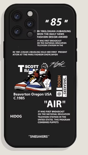 Funda de silicona 3D para teléfono móvil, diseño de zapatillas iphone 12 - Quierox - Tienda Online