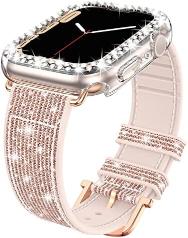 Funda de silicona compatible con Apple Watch de 44 mm con protector de bordes - Quierox - Tienda Online